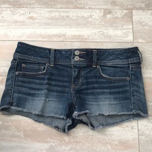American Eagle Mid Rise Denim Shorts